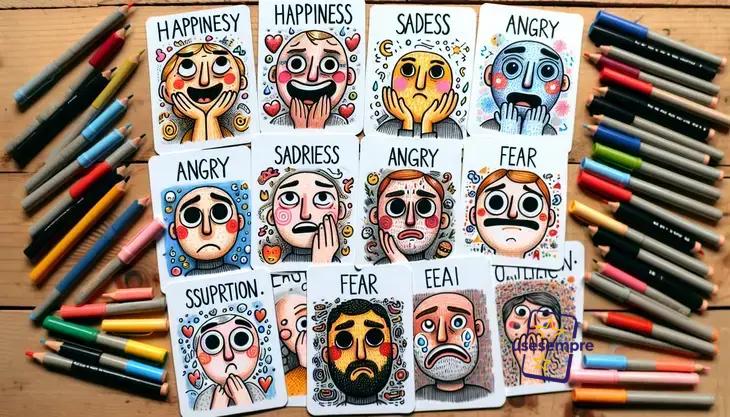 Diferenças entre a carta emoções