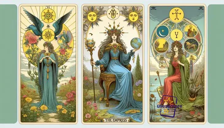 Diferenças entre a carta A Imperatriz