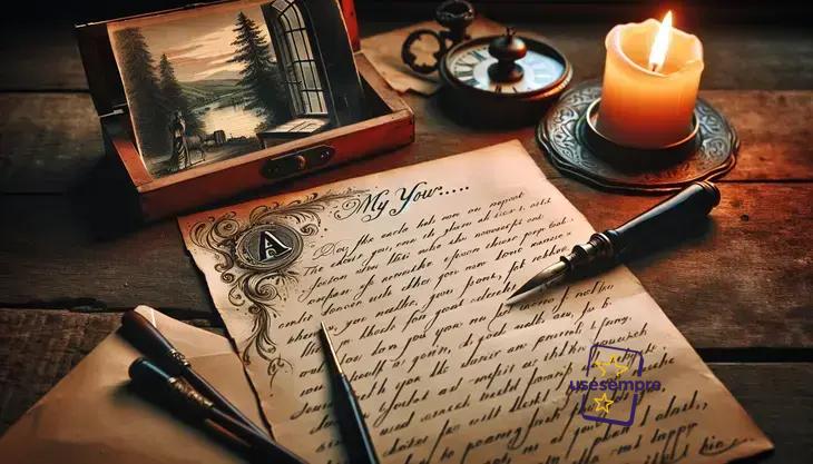 A carta que indica um novo amor trabalho