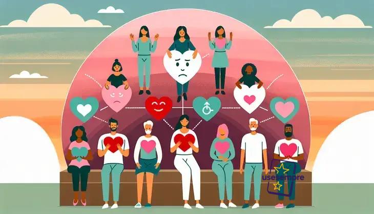 Tiragem para entender seu relacionamento emoções